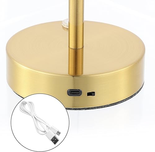 Vista 18 de JONATHAN Y JYL7108B Natalia - Lámpara de mesa LED integrada recargable de hierro bohemio de 12.25 pulgadas para dormitorio, sala de estar, oficina