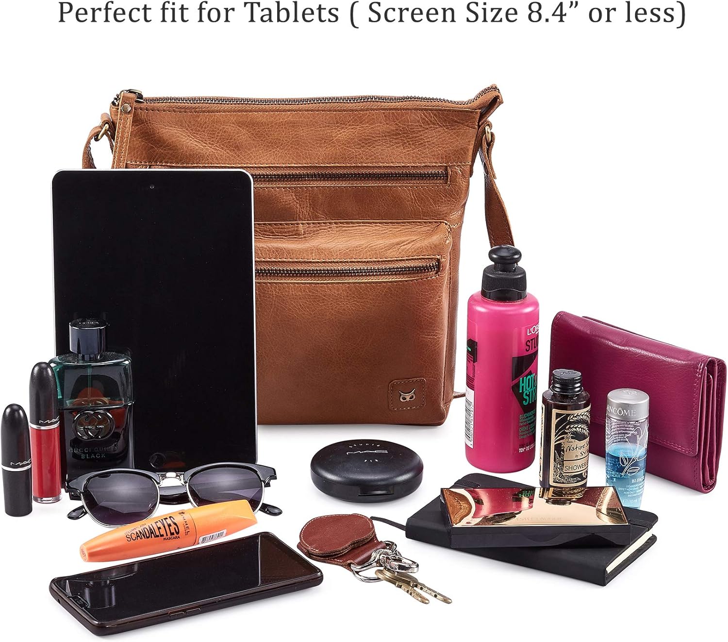 Small Genuine Leather Crossbody Bags for Women Vintage Travel Sling Purses & Handbags Shoulder Crossover - Image 7