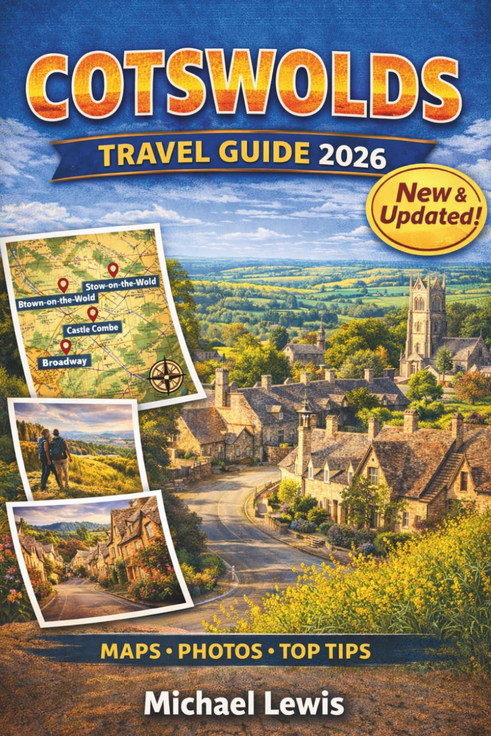 COTSWOLDS TRAVEL GUIDE 2026 (FULL COLOR): Top Villages, Hidden Gems, Scenic Walks, Road Trips, Maps, Local Food, Boutique Hotels, and Step-by-Step ... Unforgettable Countryside Escape in England