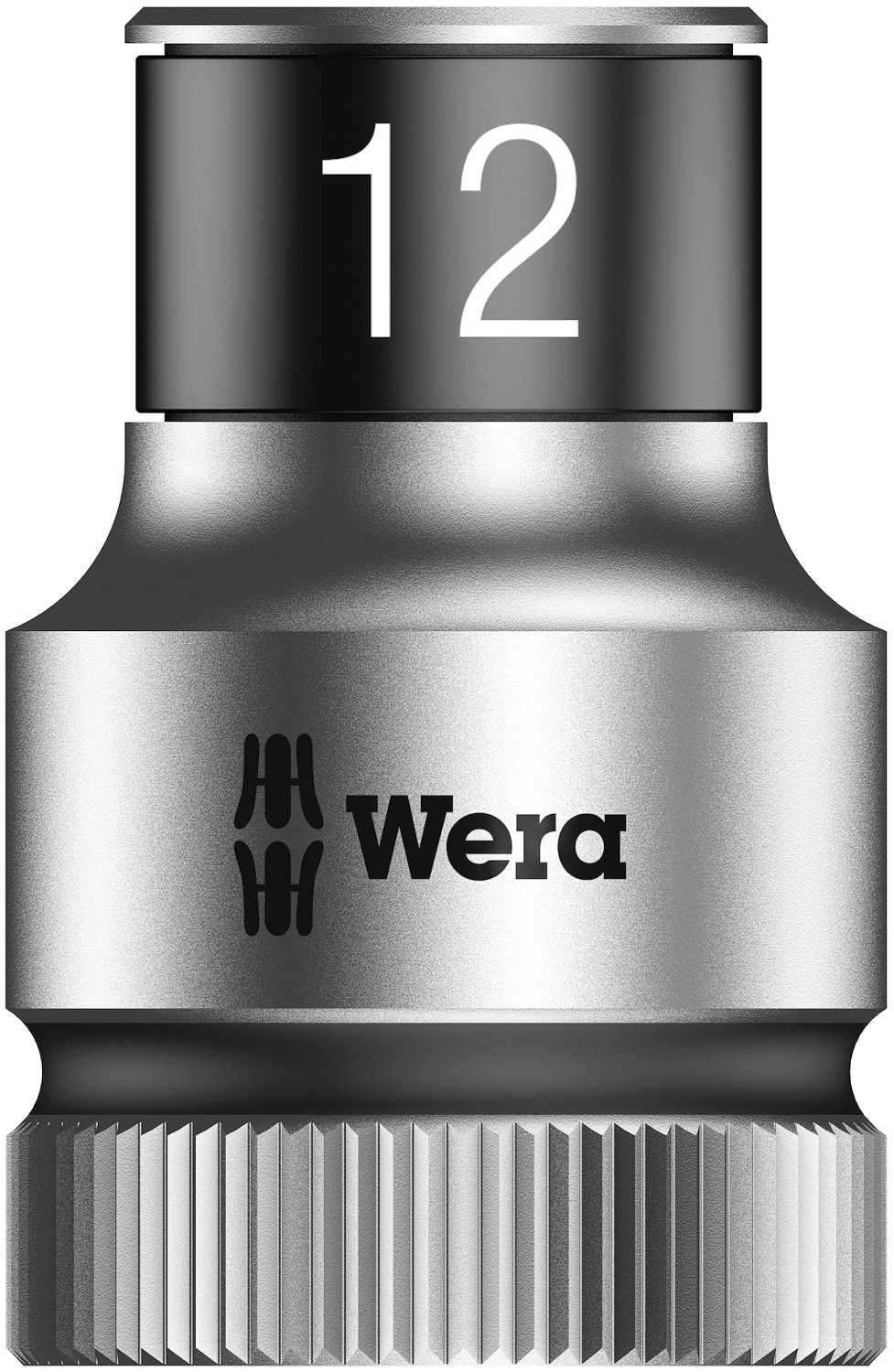 Wera 1/2 in Drive 12mm Standard Socket, 6 point, 37 mm Overall Length
