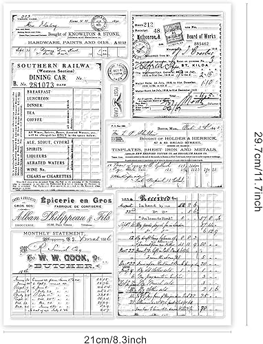 Vista 44 de GLOBLELAND Sellos transparentes de silicona para hacer tarjetas, álbumes de recortes, 11.7 x 8.27 pulgadas