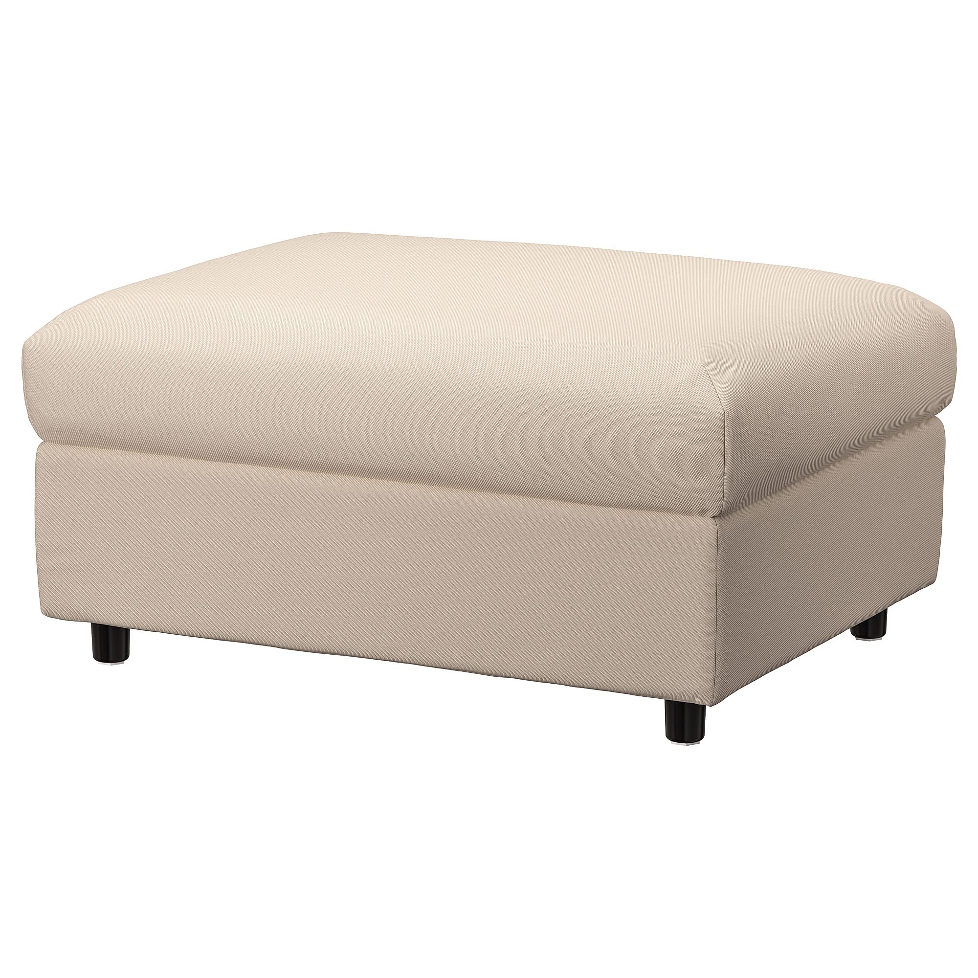Pouf avec rangement Vimle beige ProTuning anti-désordre