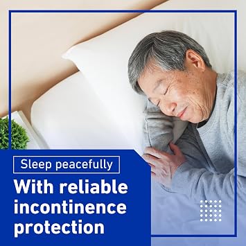 Afex Night Time Incontinence Management System - Incontinence Supplies with Standard Briefs with High Style Receptacle, Accessories & Extra Capacity Bed Bag - L (for 36-38 Waist)