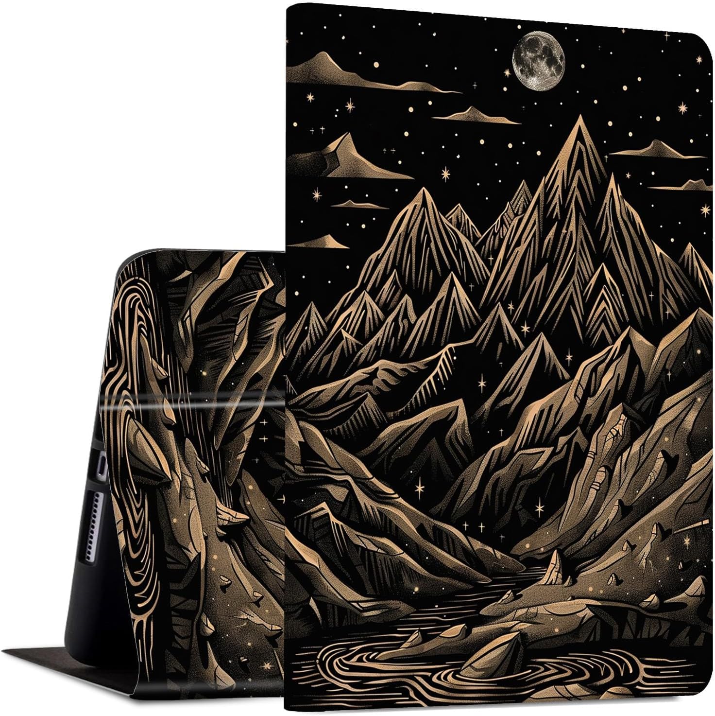 Case for All-New Amazon Kindle Fire HD 10 & 10 Plus Tablet (13th/11th Generation, 2023/2021 Release) 10.1" PU Leather Slim Adjustable Stand Smart Cover with Auto Sleep/Wake, Butterfly