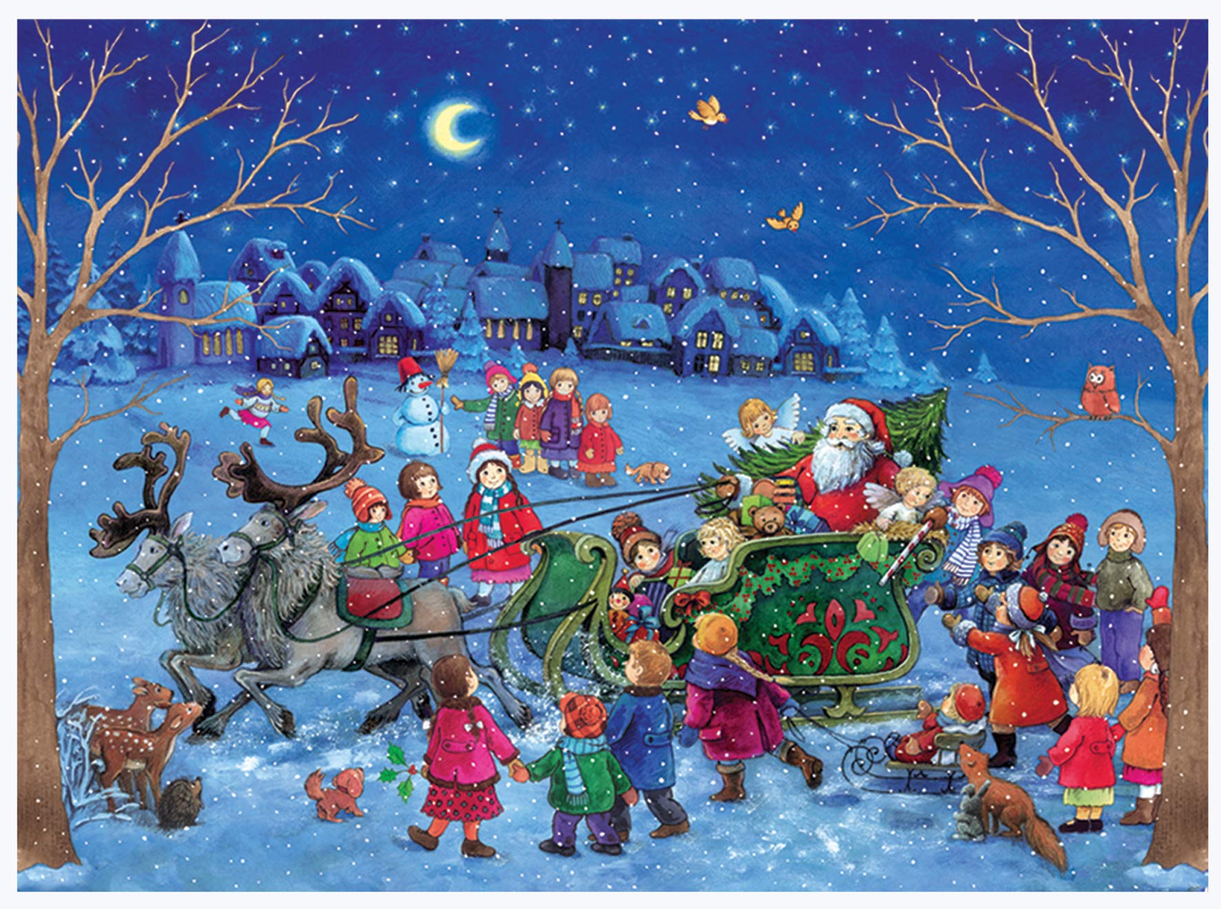 Sellmer Advent Calendars "Sleigh in the Night" Christmas Calendar