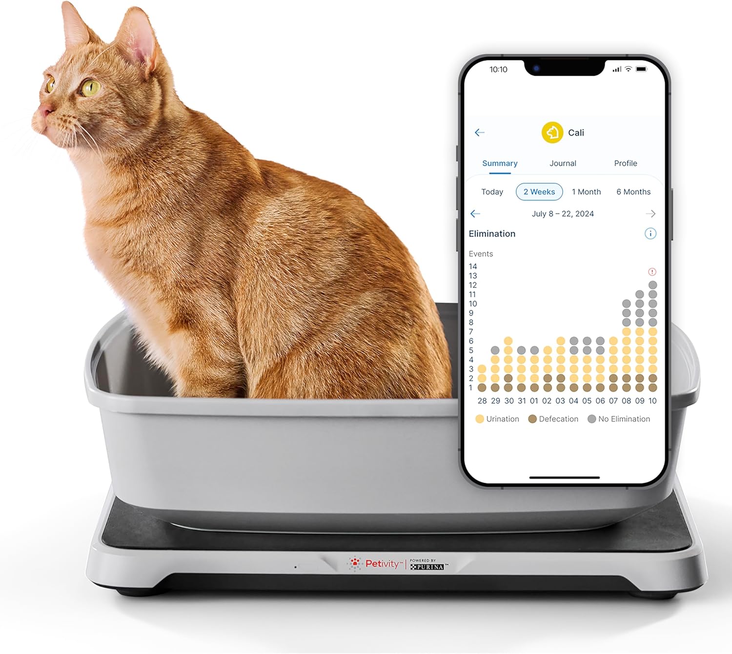Purina Petivity Smart Litter Box Monitor Cat Weight Scale & Health Tracker – Monitor Litter Habits, Track Weight Accurately, AI Alerts & Monthly Reports, Phone App, Works for Multiple Cats Purina Petivity Smart Litter Box Monitor Cat Weight Scale & Health Tracker – Monitor Litter Habits, Track Weight Accurately, AI Alerts & Monthly Reports, Phone App, Works for Multiple Cats