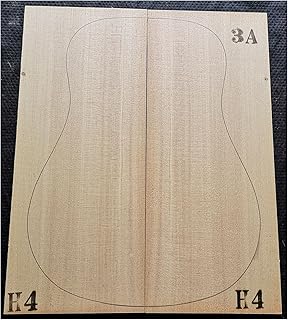 Cuerpo Guitarra sin terminar 1 Juego De Paneles De Abeto AAAlaska Sitka Hechos De Seda Roja, Seda De Sangre, Panel De Textura Especial, Material De Guitarra DIY Guitarras (Color : 3Asitka-HS-H4)