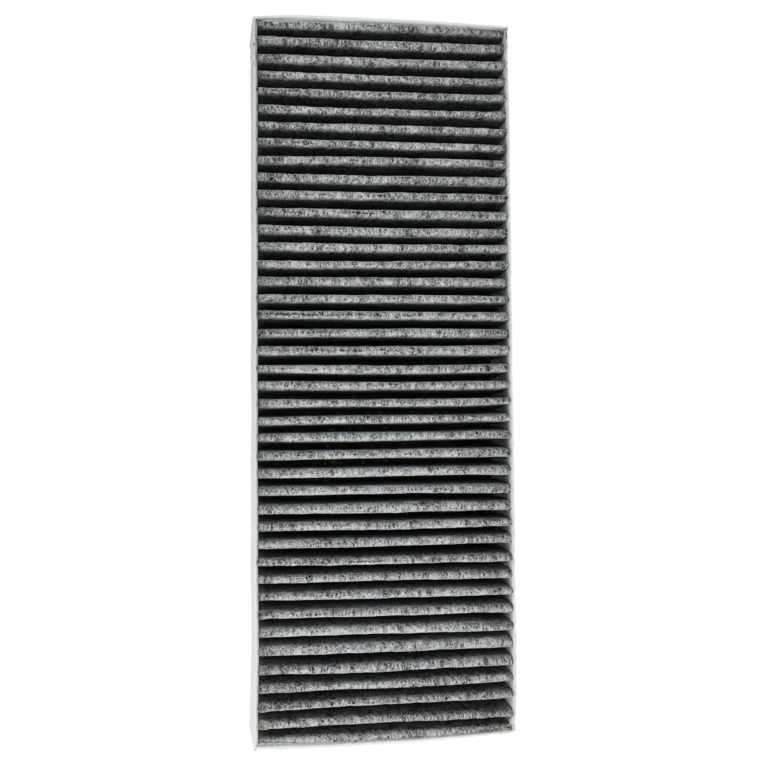 vhbw 6 x filtr z węglem aktywnym zastępuje Bora BAKFS-002, BAKF-001, BAKFS do okapów kuchennych - 34 x 12,2 x 4,25 cm