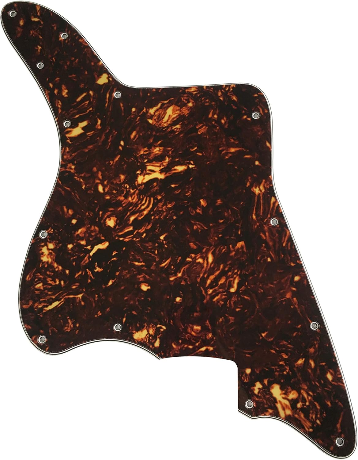 For Japan Jazzmaster Blank Guitar Pickguard Scratch Plate (4 Ply Brown Tortoise)