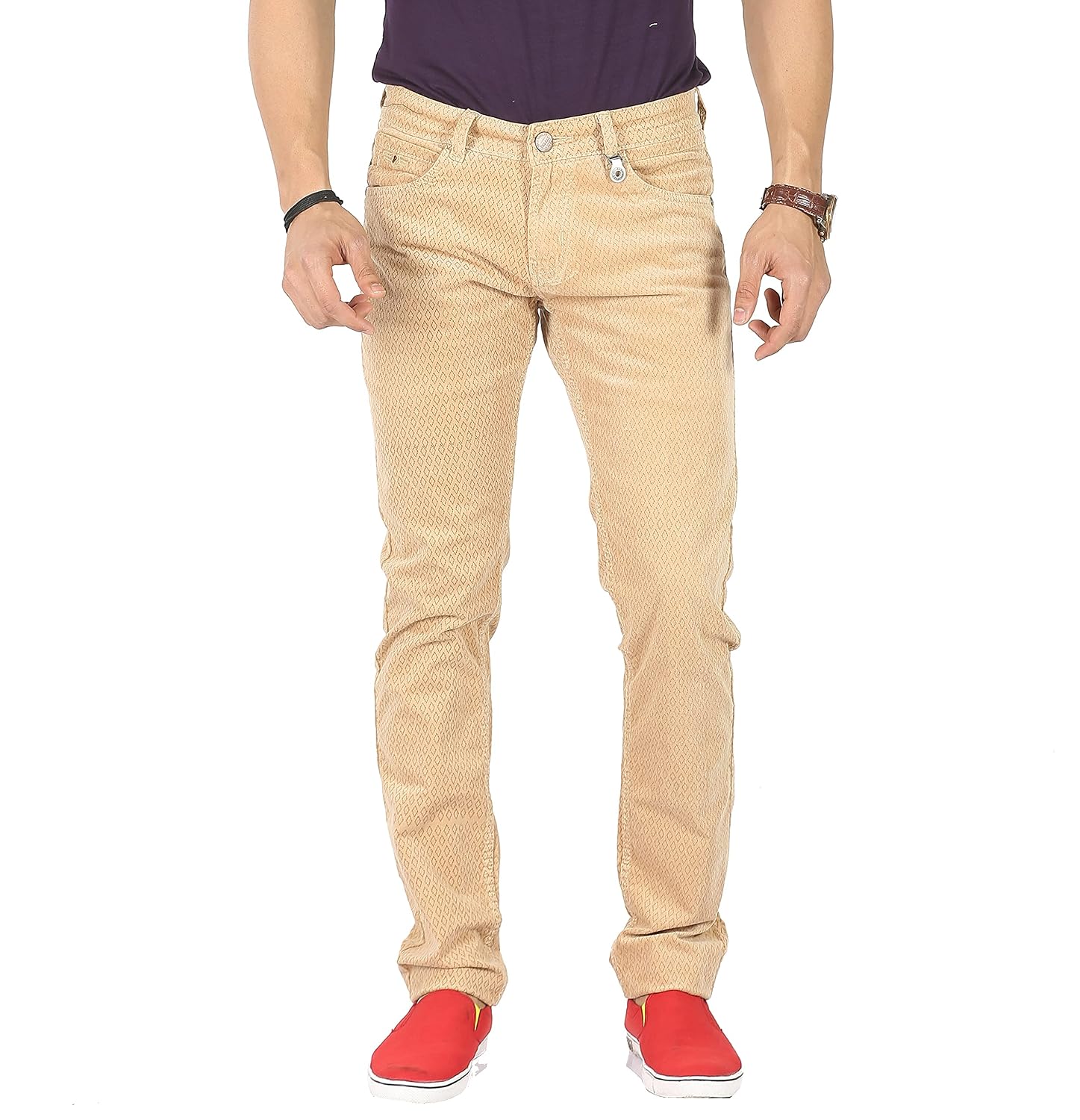 Buy Frod Men's Slim Fit Corduroy Pant 