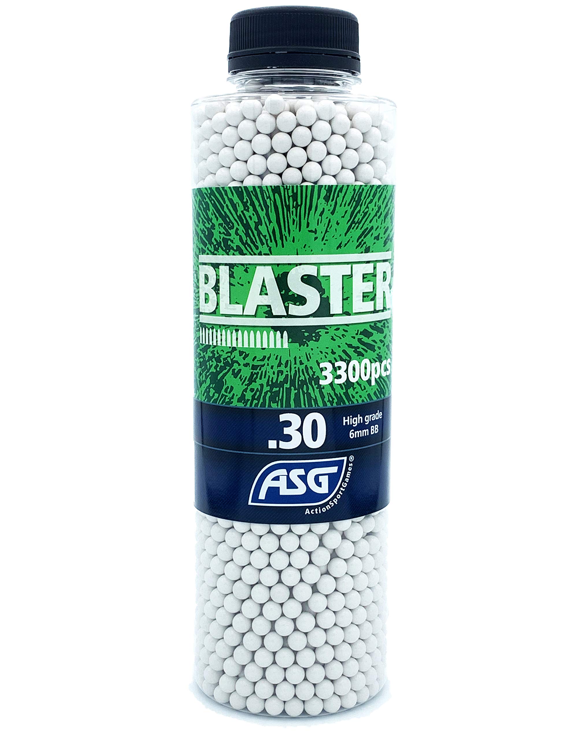 Blaster 6mm Airsoft BBs - Bottle of 3300pcs - High Grade (+/- 0.03mm tolerance) BBs