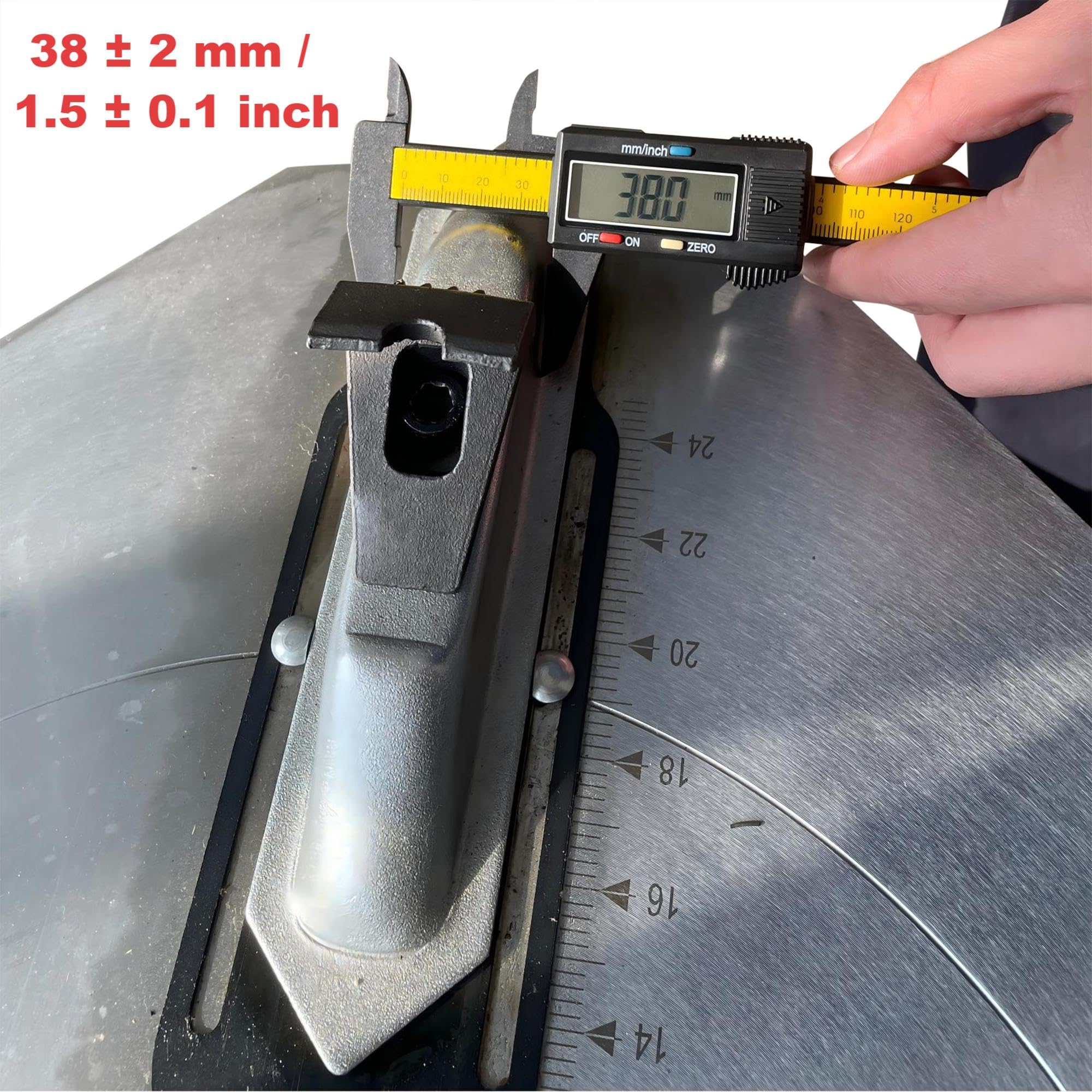 Reifenmontierer/Maschine Motorrad Adapter (Standard-Backenkralle <49 mm), erhöht 10,2 cm und verringert 5,1 cm, 4-teiliges Set