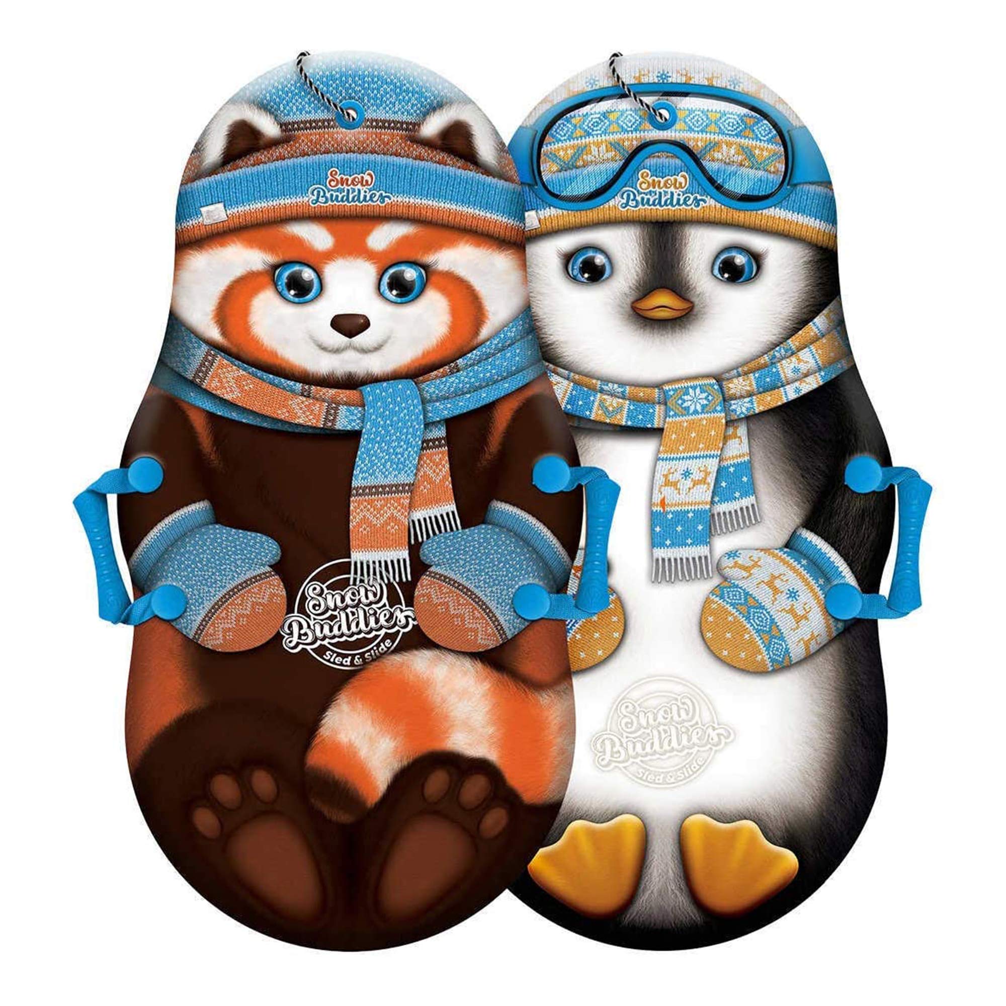 Sno-Storm 36in Foam Winter Kiddy Snow Sled 2-Pack, mix, 36" (1368772)