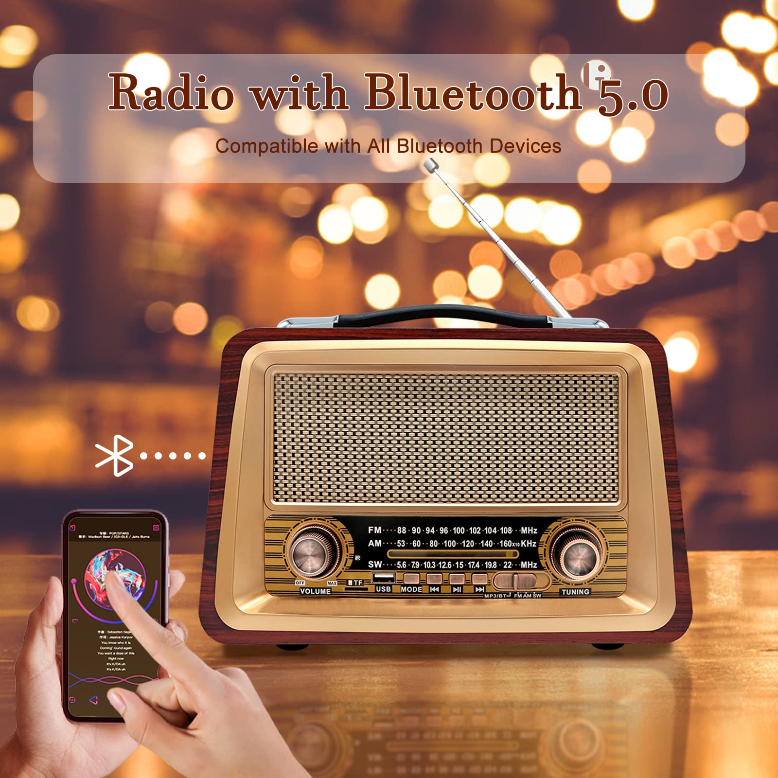 Kit Radio FM Éducatif En Bois à Monter – Un Jouet Scientifique Génial Pour Apprendre L’électronique En S’amusant, Cadeau Parfait Pour Ados