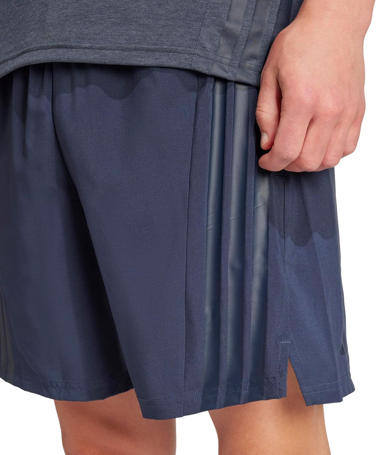 Adidas Mens Designed for Training 3-Stripes Shorts - Image 4