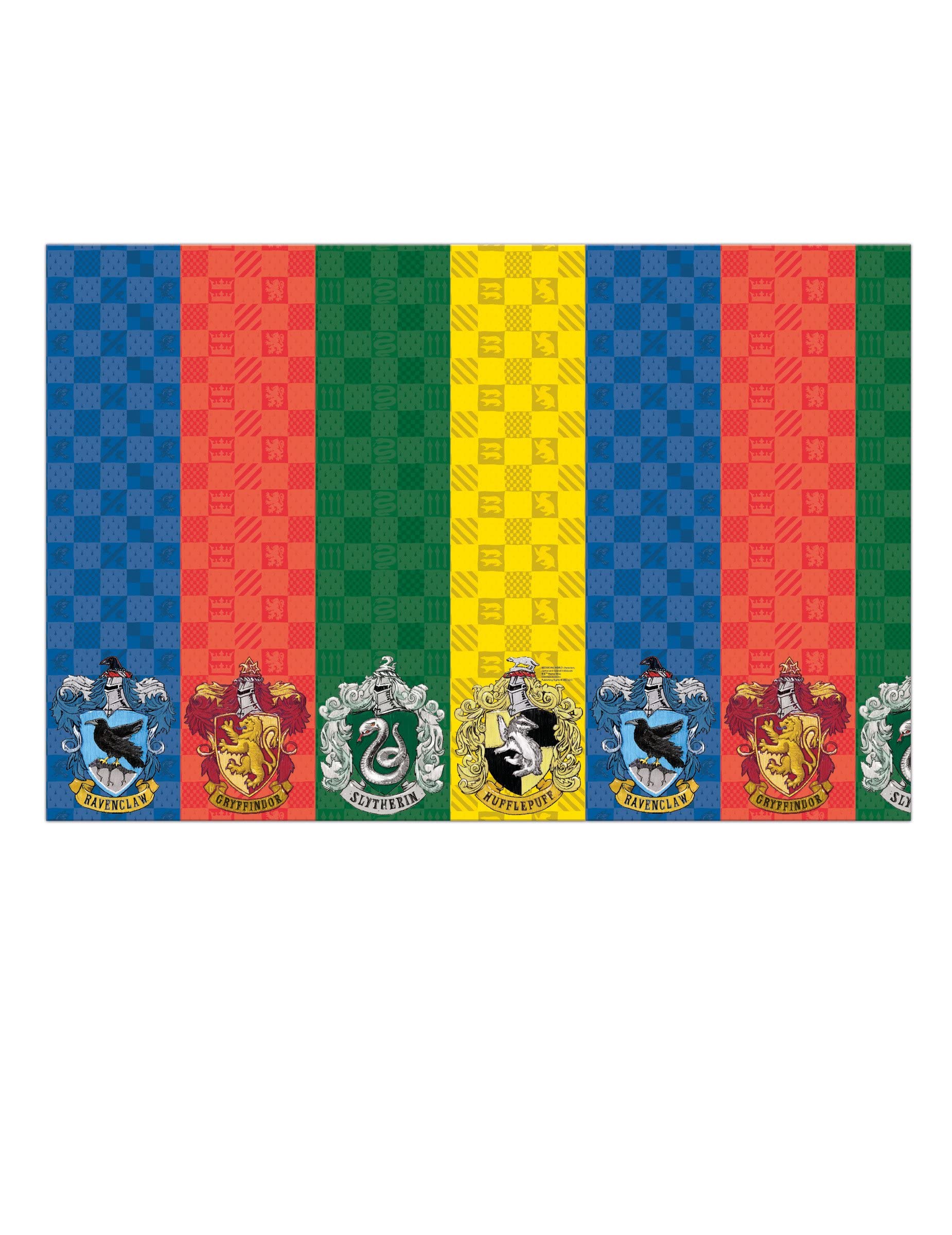 Procos Multicoloured 93367 Tablecloth With Paper Film, Fsc® Mix, Harry Potter, 120 X 180 Cm, Children's Birthday Party