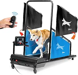 Lifepro PawRunner Dog Treadmill for Small & Medium Dogs, Pet Treadmill for Dogs up to 130lbs, Indoor Running Machine for Fitness, Compact & Durable Pacer Treadmill for Health and Exercise
