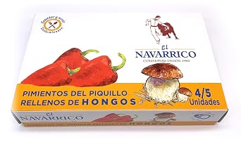 Piquillo Peppers Stuffed Pimientos de Piquillo Rellenos Stuffed with Mushrooms