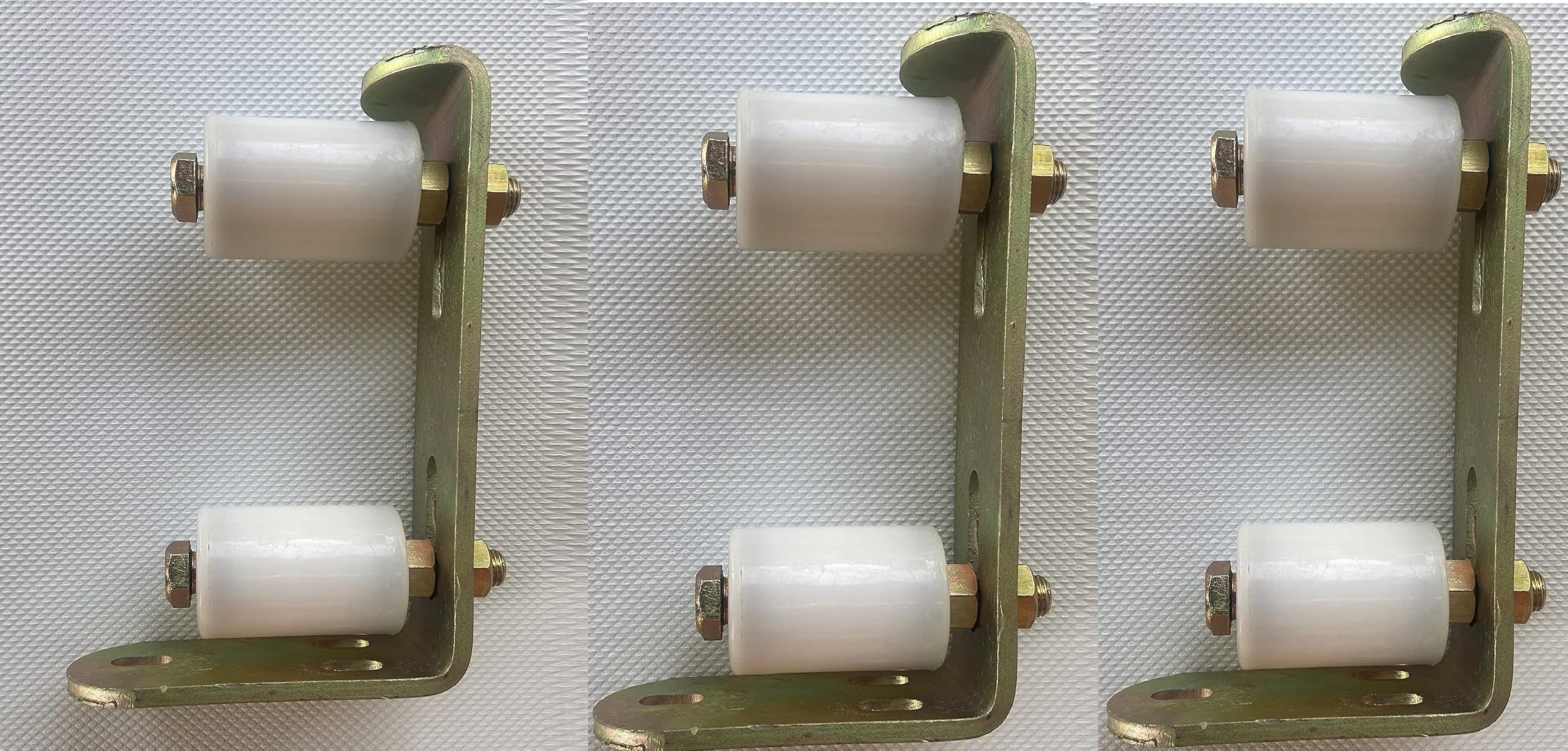 Soltairejaco Heavy Duty Adjustable Sliding Gate Guide Roller/M.S Door Sliding Fitting Guide/Wardrobe Closet Door Roller/Nylon Wheels/Metal Sliding Door Guide - 3 PC-image-13