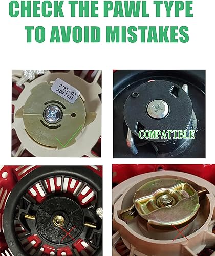 Miniatura 2 de YAMAKATO Conjunto de arranque de arranque de retroceso con cuerda de tracción para Honda GX120 GX160 GX200 28400-ZH8-13YA 28400-ZH8-013ZA, Oregon