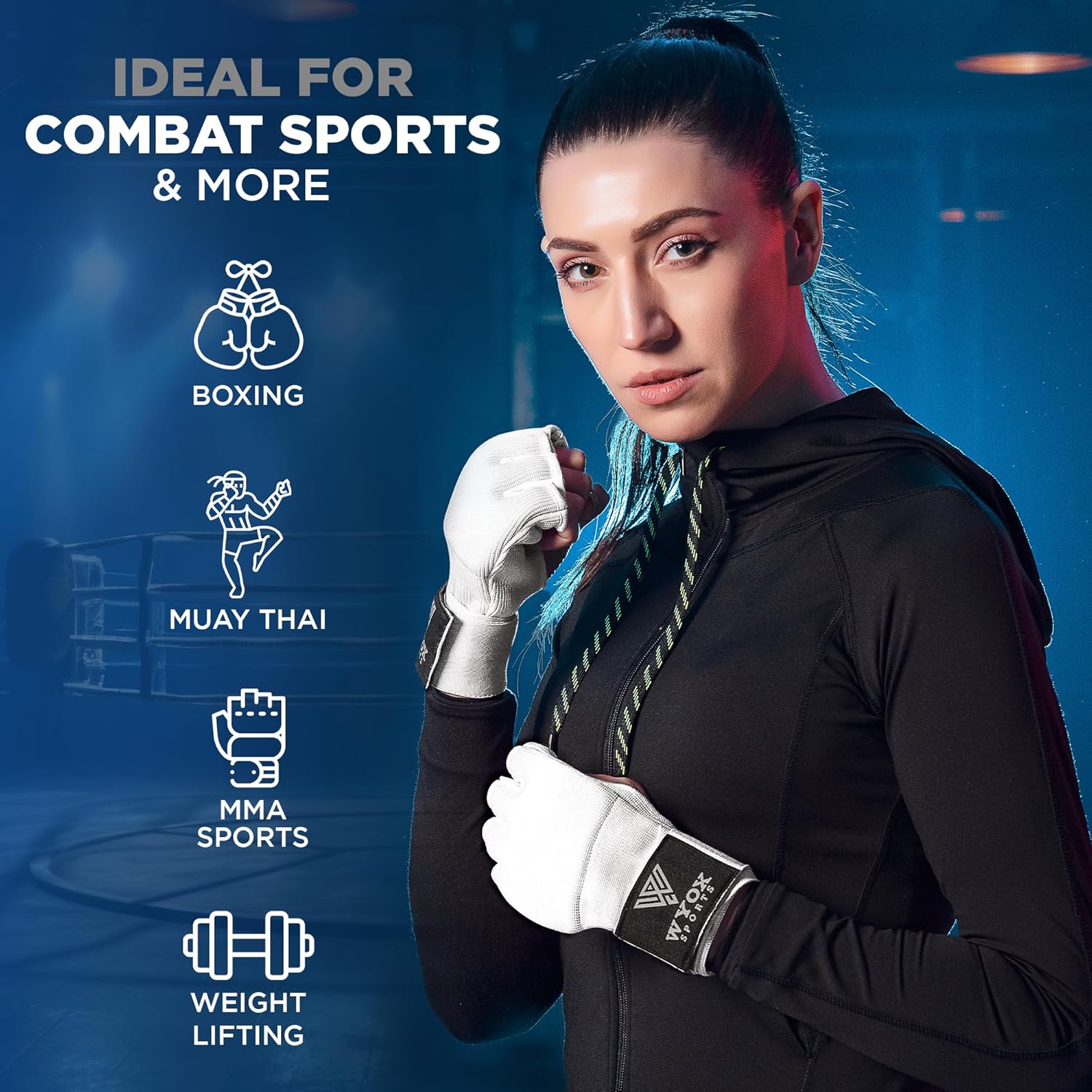 Ultimate Performance Training Bundle: Boxing Inner Gloves & Lifting Wrist Straps and Support