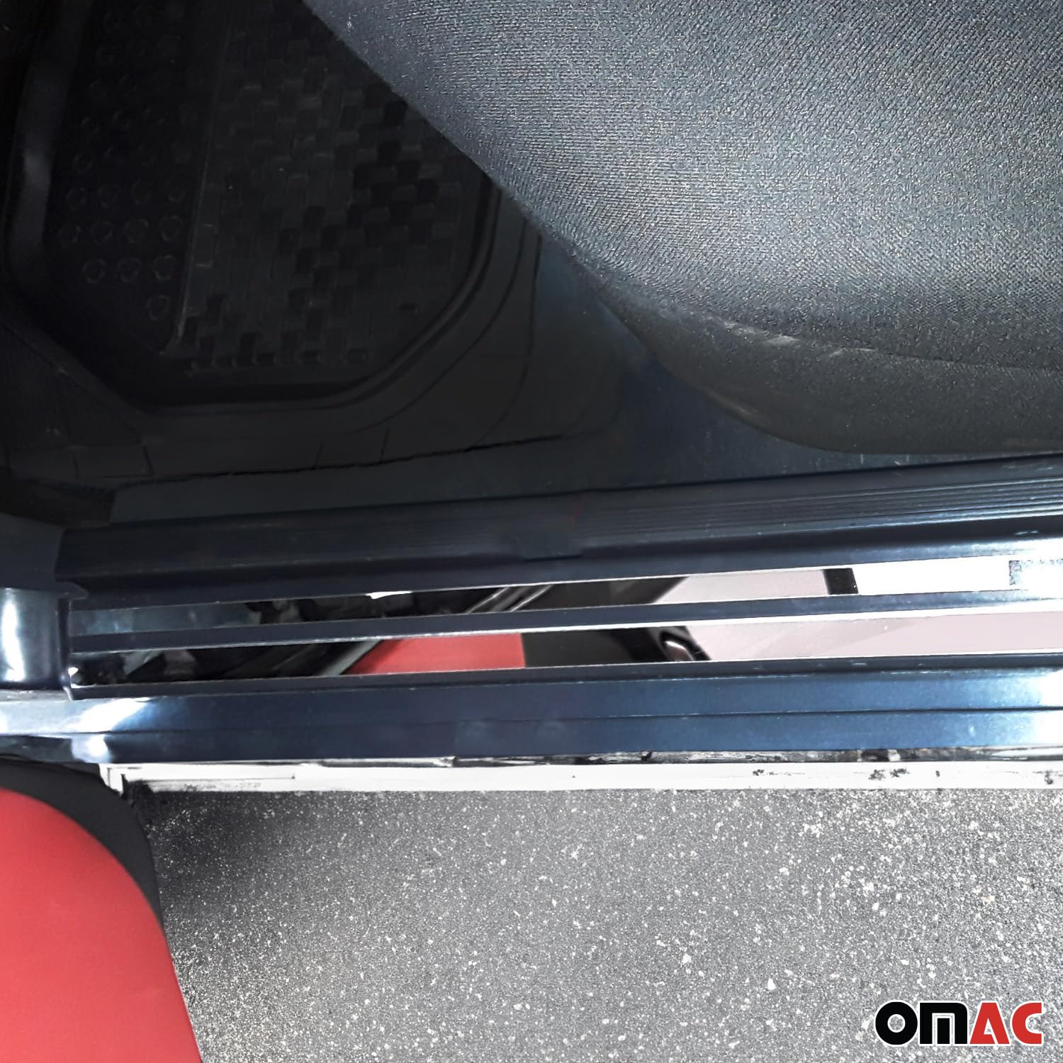 OMAC Nakładki na Progi Reparatursatz kompatybilny z Mercedes E Klasse W124 S124 Stal Nierdzewna 8X