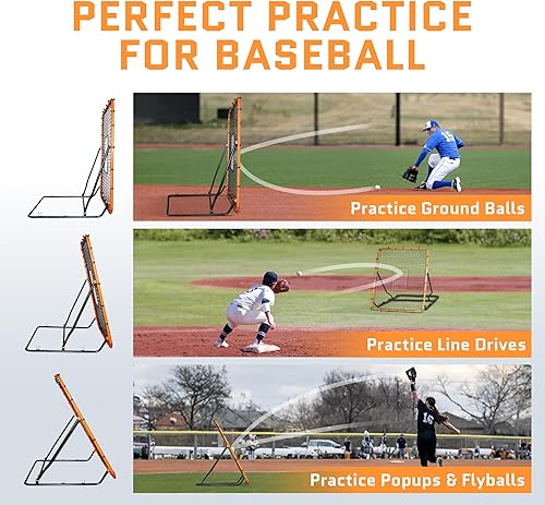 Miniatura 3 de Volleyball Rebounder Net, Soccer Rebounder, Lacrosse Rebounder, Baseball Rebounder Net  Improve Pitching and Fielding Training, Spiking, Passing and