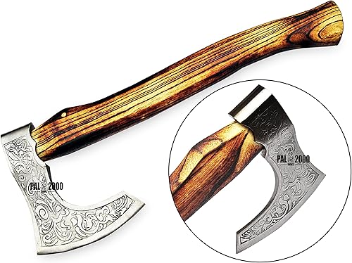 Miniatura 2 de AX-2031 Viking Barbudo Camping Hacha de hacha para dividir