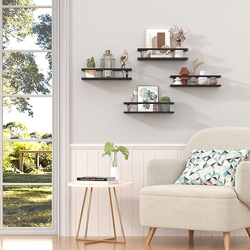 Miniatura 4 de PUSDON Cestas de almacenamiento colgantes para montaje en pared, estante de almacenamiento de alambre de metal para cocina, baño, ducha, estante de