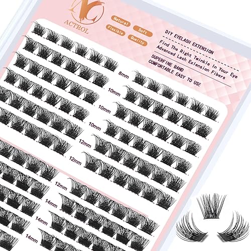 Miniatura 37 de Pestañas de anime con forma de pluma, extensiones de racimo de pestañas naturales de manga individual