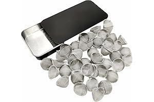 50 Piece Pipe Screens 0.75 Inch with Storage Box