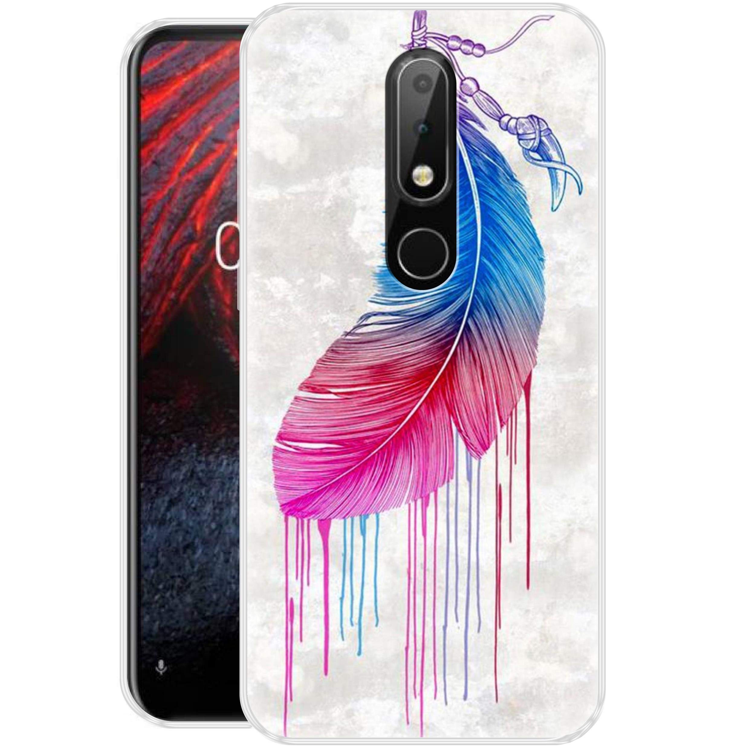 Fashionury Printed Soft Back Cover Case for Nokia 6.1 Plus/Designer Stylish Back Cover for Nokia 6.1 Plus P126 (B07H7M7PJ8) Amazon Price History, Amazon Price Tracker