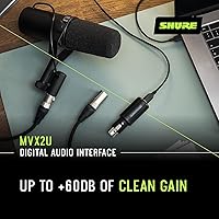 Vista 14 de Micrófono cardioide dinámico Shure SM57-LC, Negro