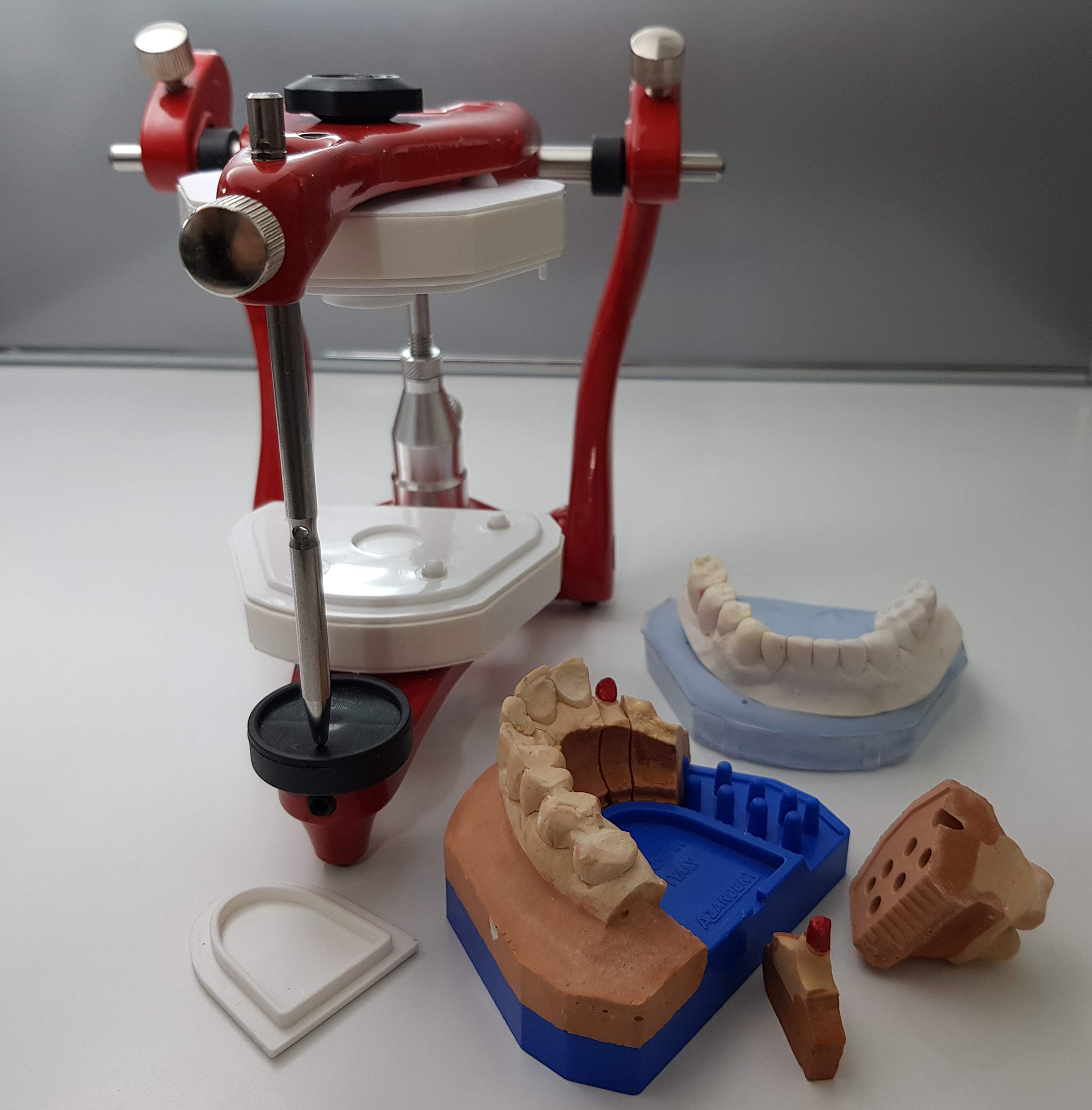 KIT porta placchette dentali per articolatore dentale (NON INCLUSO) per laboratorio odontotecnico SENZA ARTICOLATORE