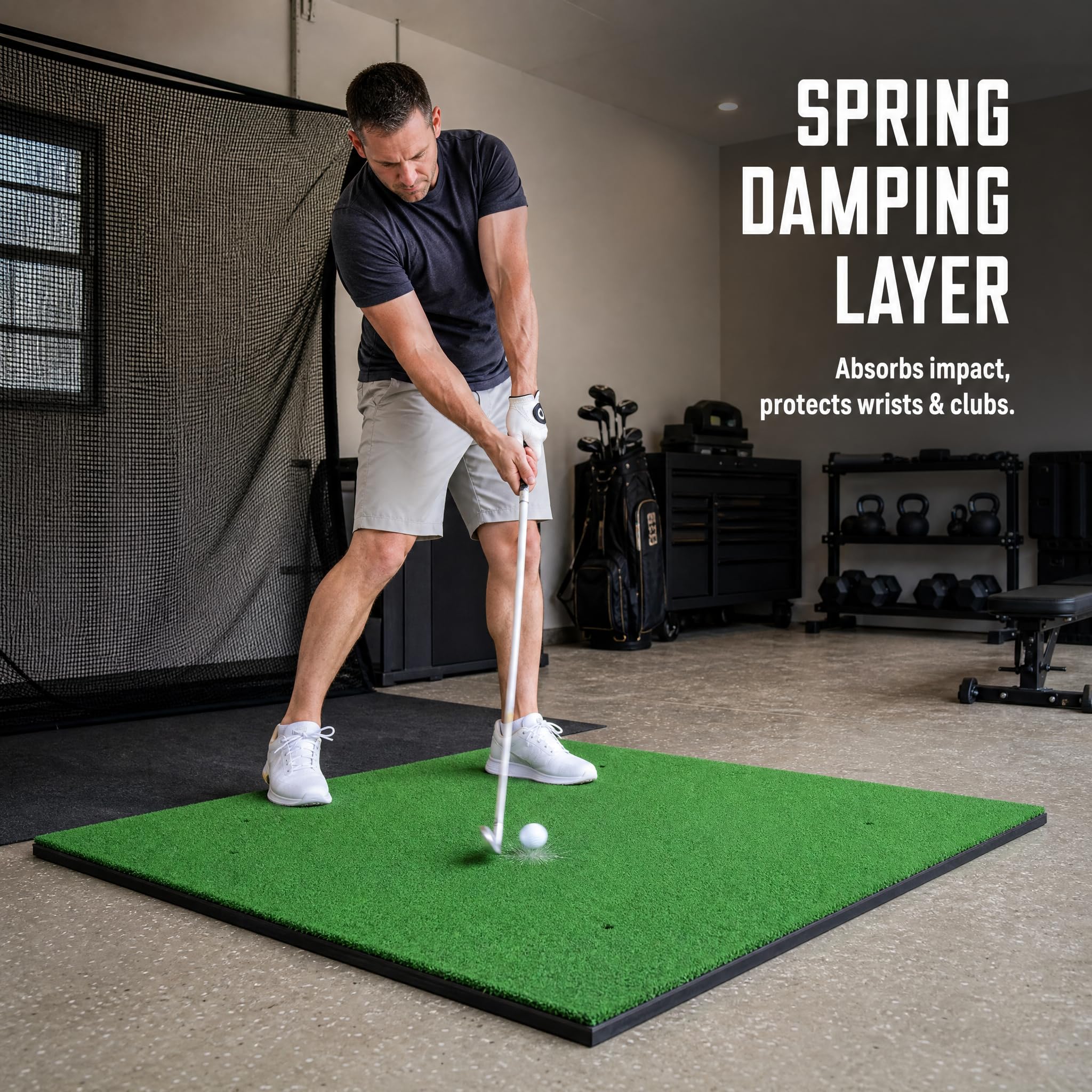 Golf-Schlagmatte für Schwungtraining