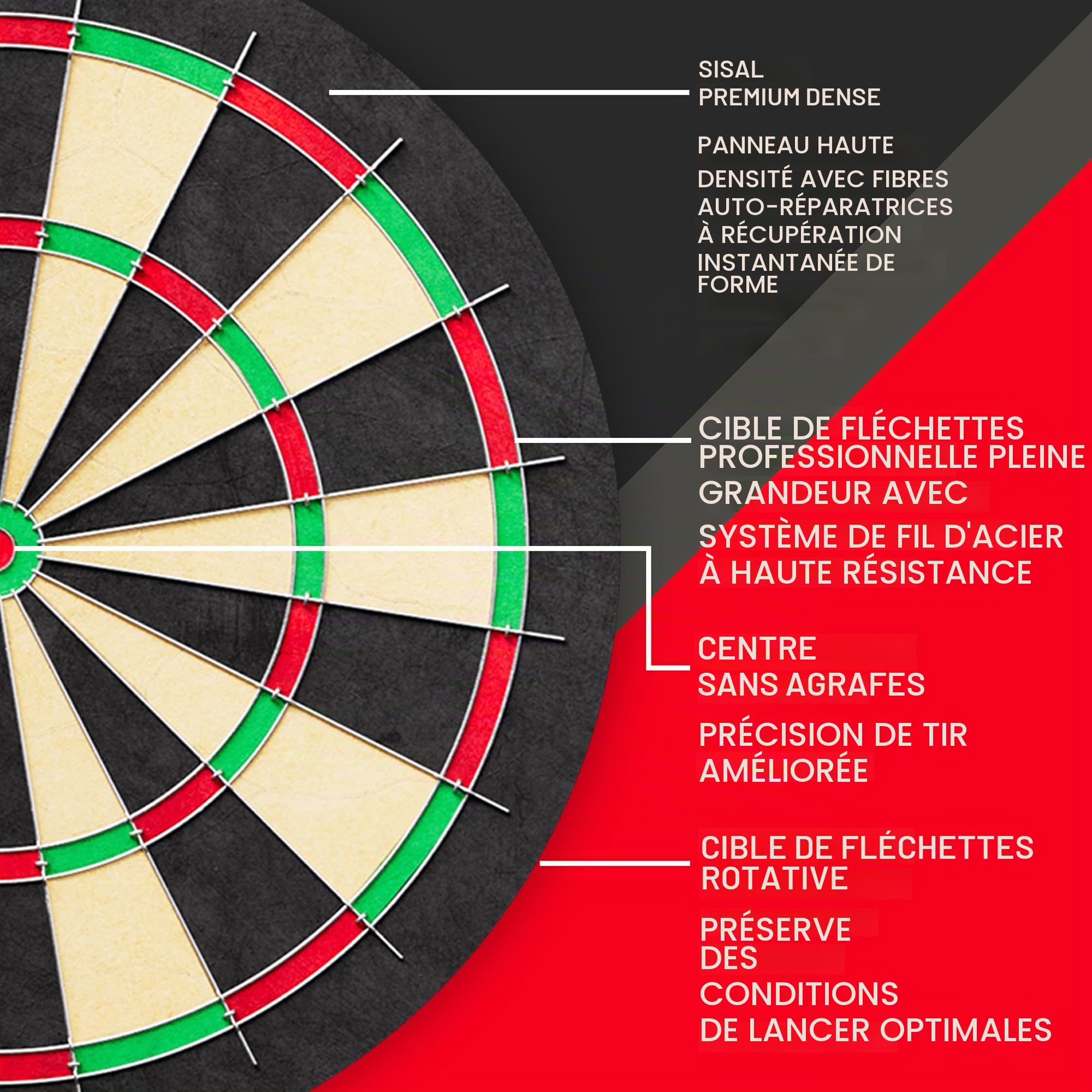 Target Darts Summit and Home Ensembles Armoire et Jeu de Fléchettes | Ensemble Complet de Fléchettes | Comprend Une Armoire et Un Jeu de Fléchettes, des Fléchettes en Laiton à Pointe en Acier