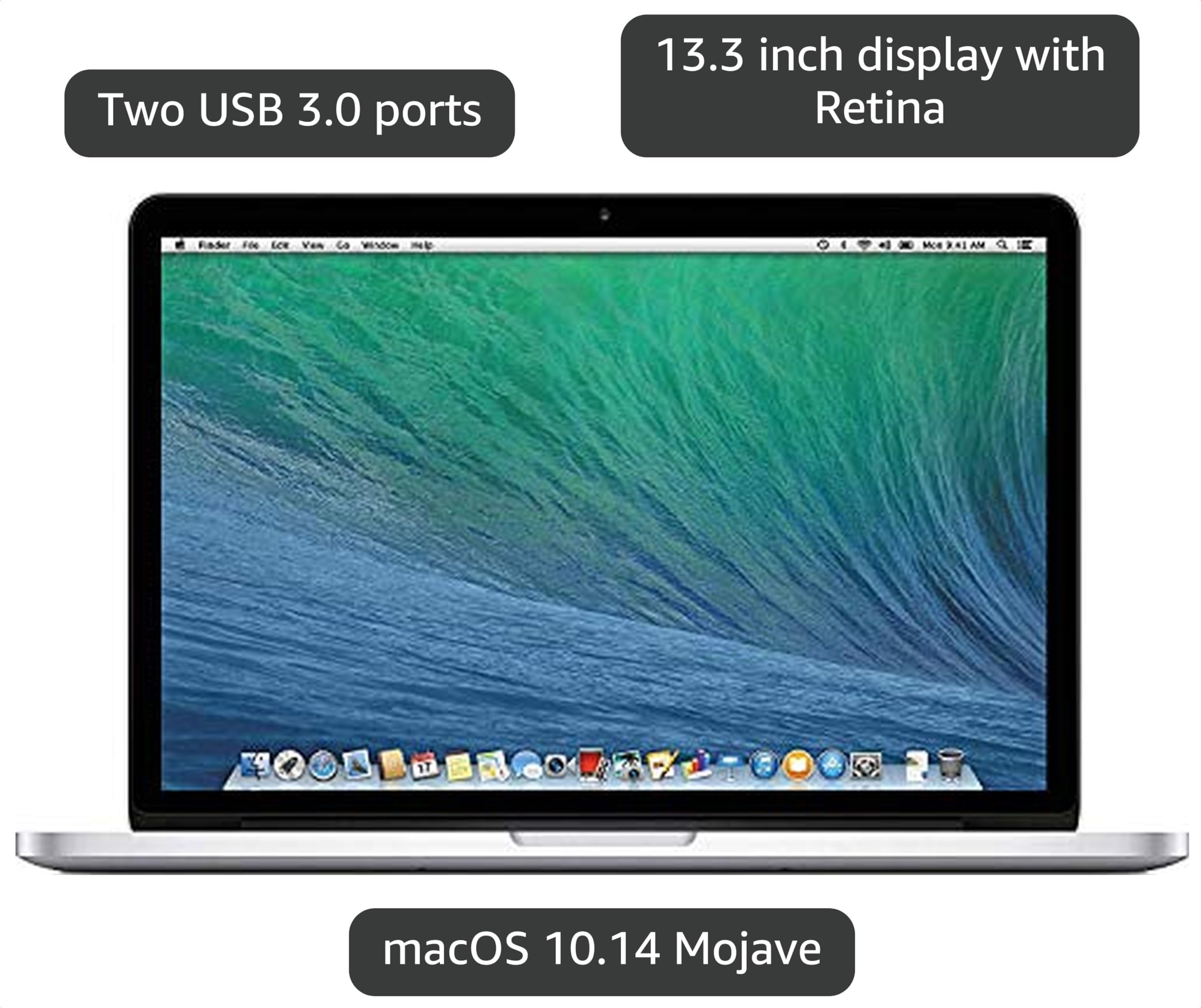 Amazon.com: Apple MacBook Pro ME864LL/A 13.3-Inch Laptop with