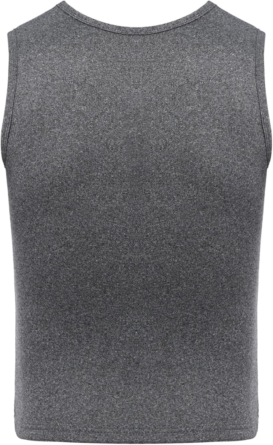 TiaoBug Men's Thermal Tank Top Sleeveless Shirt Undershirt Fleece Lined Thermal Vest Warm Fleece Vest