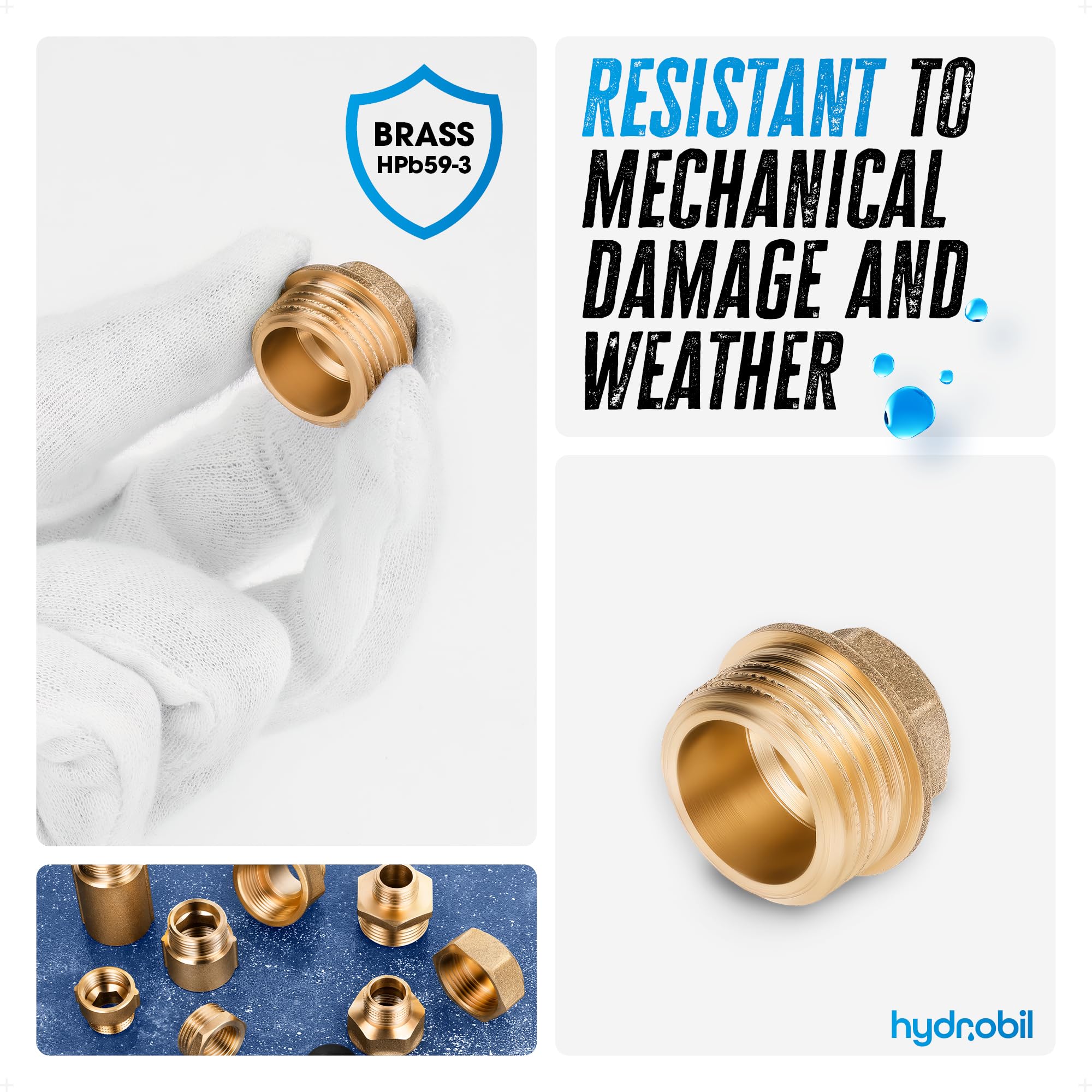 Bouchon Laiton Brut Mâle 26/34 - 292 861-26, Bouchon Laiton Brut - Omega-autofil