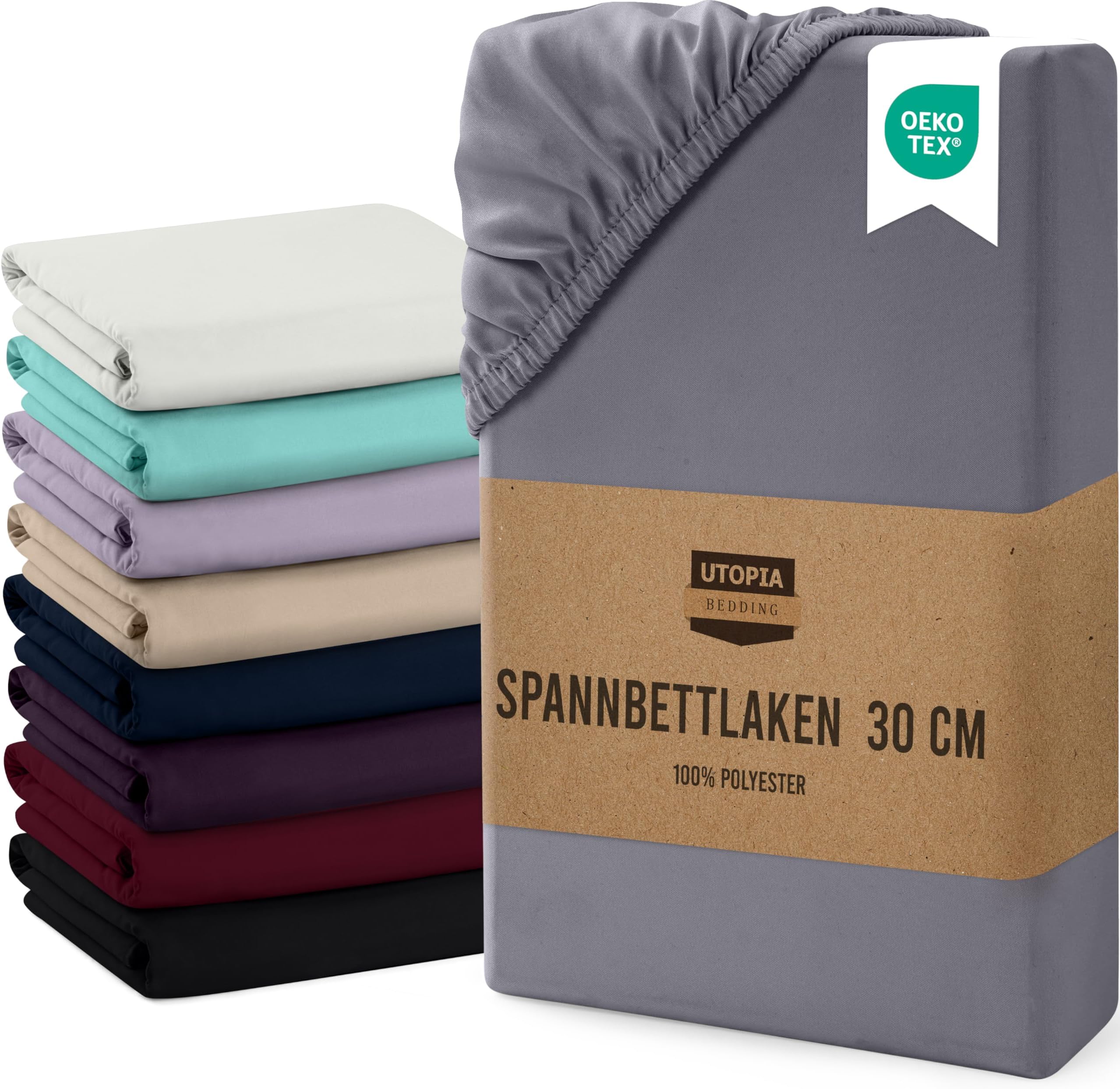 Dreamzie - Drap Housse 200x200 cm - 100% Coton Jersey Certifié Oeko-TEX