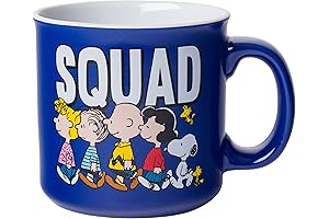 Peanuts Squad Ceramic Camper Style Coffee Mug