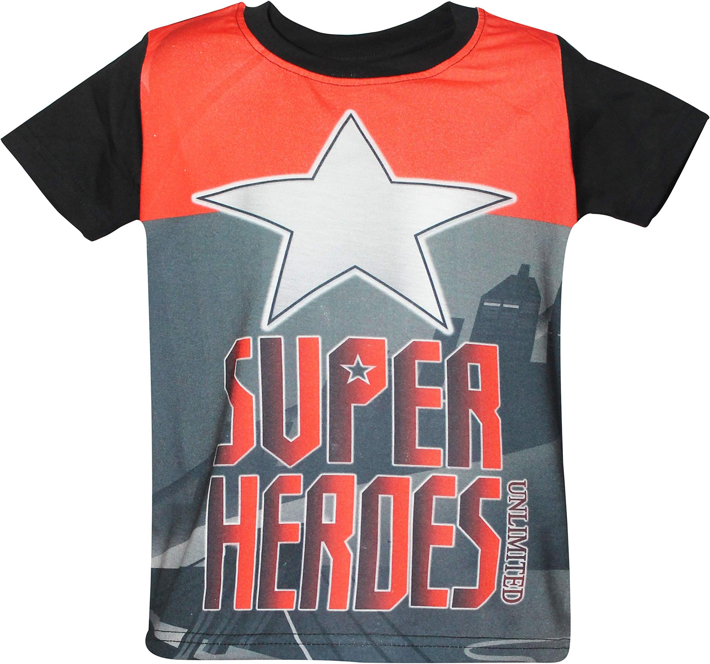 SUPERHEROES UNLIMITED Digital Print Boys Tshirt D30