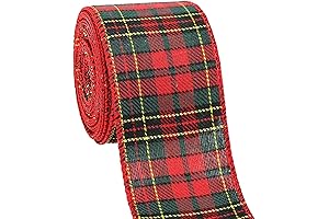 Decorate Your Tree with the Festive Charm of Buffalo Plaid Plaid Ribbon