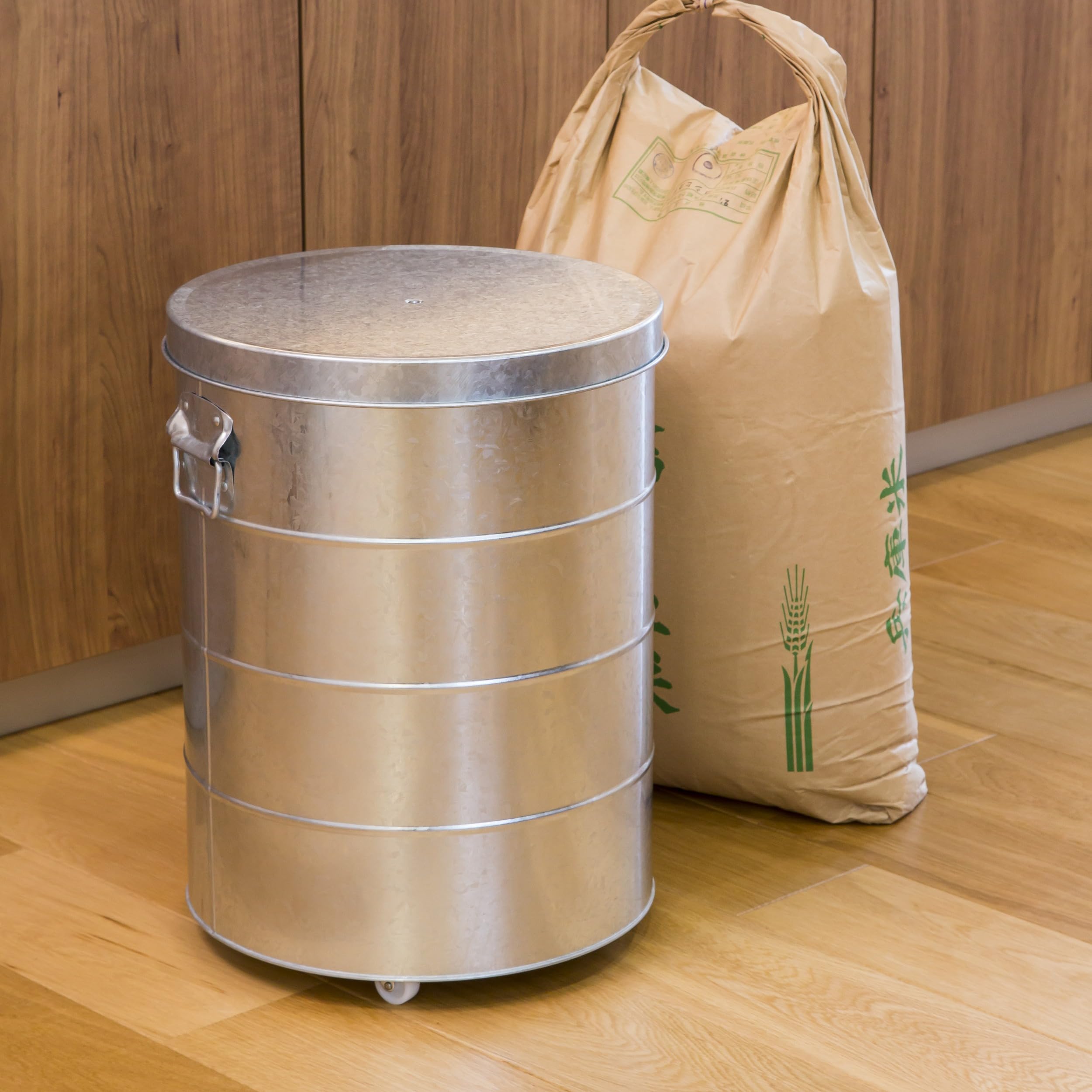 Amazon.co.jp: OBAKETSU 渡辺金属工業 オバケツ ライスストッカー 30kg