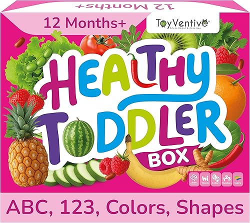 Miniatura 12 de TOYVENTIVE Libros educativos, tarjetas flash y rompecabezas: regalos de cumpleaños para niños de 1, 2, 3 y 4 años, juguetes de aprendizaje