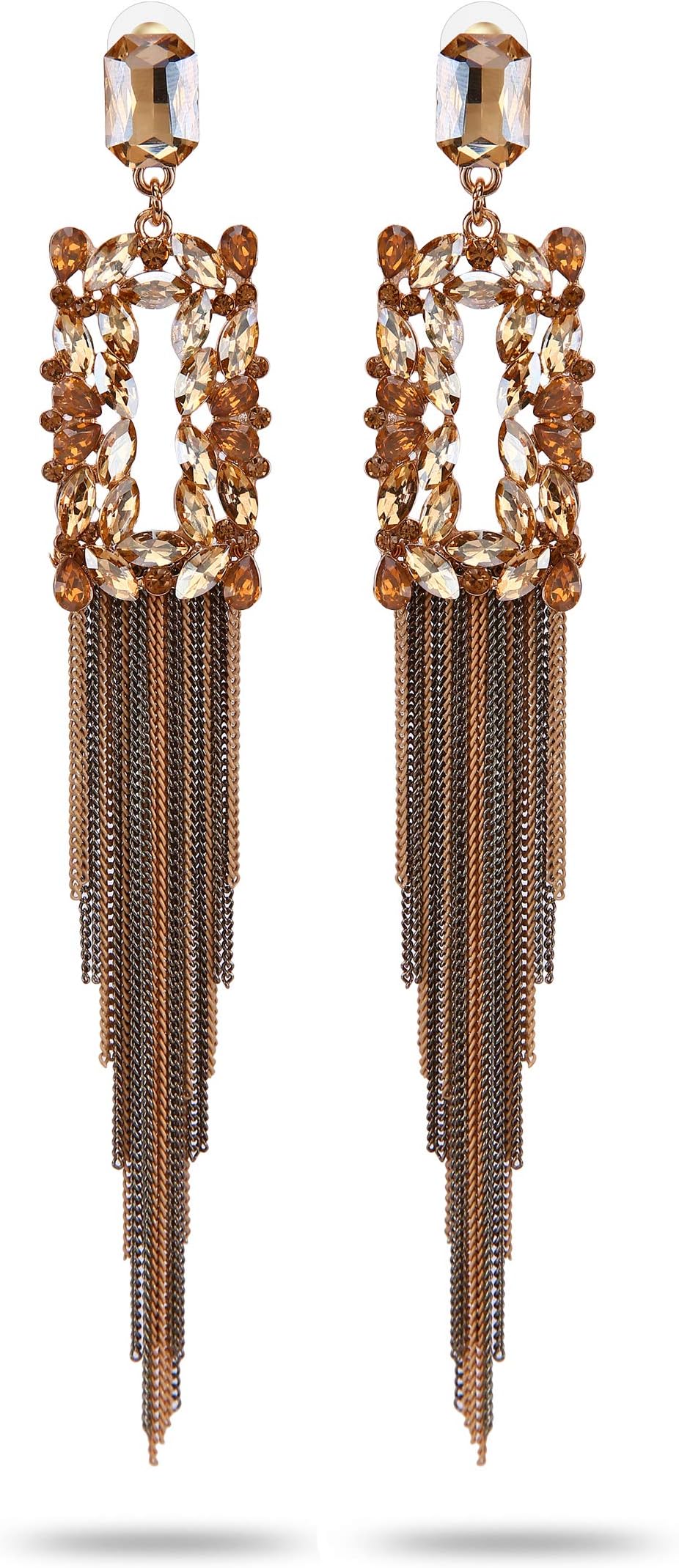 Jewellery Earings for women Crystal Tassel Handmade Earrings for Girls and Women