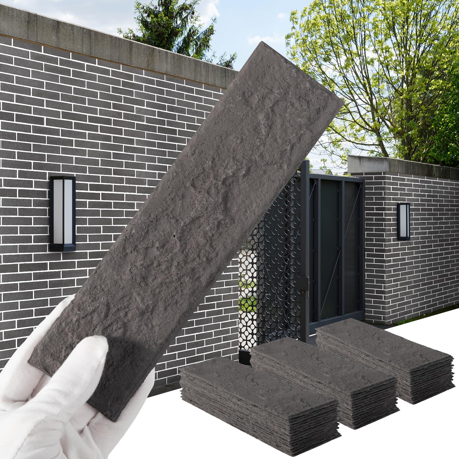 KIJOU Gray Brick Veneer