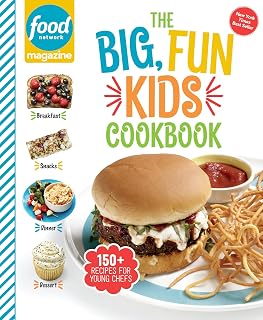 Food Network Magazine Big Fun Kids Cookbook: 150+ Easy Recipes, Games & Trivia for Young Chefs - NYT Bestseller