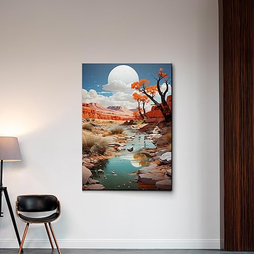 Miniatura 3 de Red Mesa, Archival Print of Landscape Prints of Red Mountain in Mesa, Arizona, Canvas Prints, Wall Decor