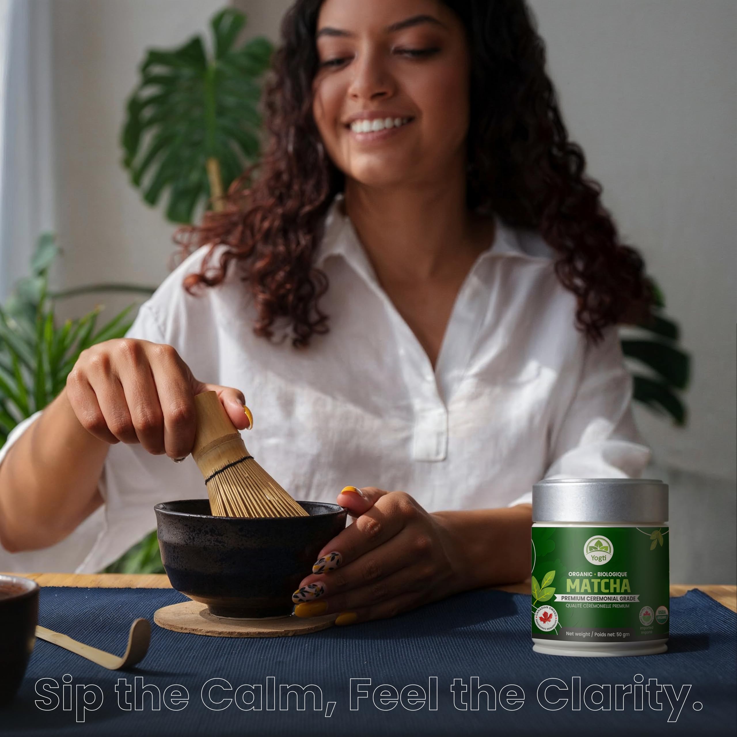 Organic Matcha Green Tea Powder – Ceremonial Grade – 50g Tin